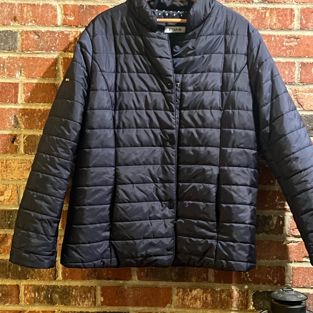 EDAS Puffer Black Jacket